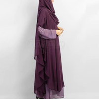 Robe Abaya pour femmes musulmanes, décontractée, en polyester respirant et léger, automne-hiver, longueur cheville, manches longues, personnalisable