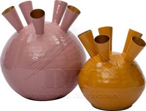 Florero Moderno de Aluminio Dorado con Múltiples Tubos, Florero Decorativo de Metal de Lujo, Centro de Mesa Nórdico para Decoración del Hogar y Bodas - Product Image 6