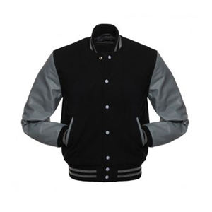 Veste Letterman à manches en cuir et en laine personnalisée de haute qualité meilleure vente de veste universitaire pour homme au prix d'usine - Product Image 3