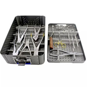 Juego de instrumentos ortopédicos de acero inoxidable de alta calidad, Kit de herramientas de alambre Kirschner, Manual CE certificado MOL, herramientas quirúrgicas de hueso veterinario - Product Image 1