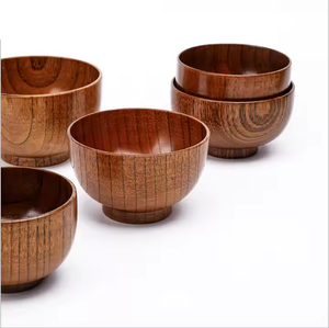 ชามสลัดไม้กระถินเทศคลาสสิก ทนทาน พร้อมช้อน สำหรับงานแต่งงาน โดย Crescent Crafts - Product Image 3