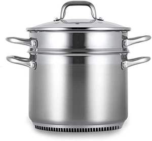 Elegant Round Stainless Steel Hot Pot With Decorative Finished Perfect <b>For</b> Serving Delicious Food At Banquet Style Events - Product Image 6