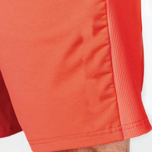 Pantalones cortos deportivos de secado rápido para hombre, cintura elástica, transpirables, pantalones cortos de entrenamiento para gimnasio, bolsillos, logotipo personalizado, joggers de cintura media tejidos sólidos - Product Image 4