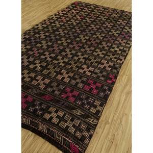 Tapis en laine Nuray classiques et bohèmes à motifs géométriques, tapis rectangulaires noués à la main pour la maison, pour le salon, la chambre à coucher - Modèle Sdkl-19 - Product Image 2