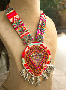 Collar oxidado de alta calidad más vendido del proveedor indio directo, patrón geométrico tejido a mano para collares de cadenas de moda - Product Image 2