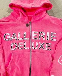 Personalizado de los hombres de peso pesado de algodón Zip Hoodie Sunfaded ácido lavado francés Terry Streetwear Rhinestone Zip Boxy Fit sudaderas con capucha de gran tamaño - Product Image 3