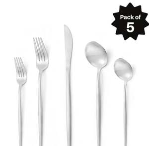 Best Selling High Premium Quality Metal Cutlery <b>Set</b> Designer Flatware for Wedding Events Wholesale Price <b>on</b> Knife Forks Spoons - Product Image 2
