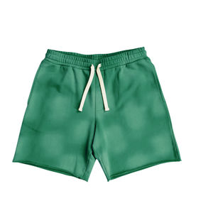 Top à la mode hommes Terry Shorts personnalisé soleil délavé lavé taille élastique Long cordon poches cousues 100% coton OEM détresse - Product Image 2