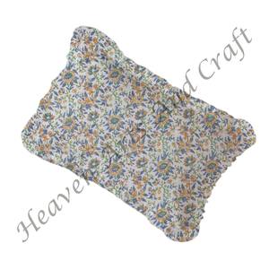 ปลอกหมอนผ้าฝ้ายลายระบาย ปลอกหมอนโซฟาลายบล็อกพิมพ์ ปลอกหมอนผ้าฝ้ายอินเดียลายเย็บระบาย - Product Image 4