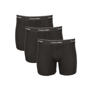 Servicios de Marca Blanca Bóxers Ajustados para Hombre Paquete de 3 Todo Negro Tela Tejida y de Punto 100% Algodón Tiro Bajo-Medio Talla XL Logo en la Cintura - Product Image 2