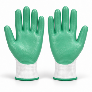 High Performance Nitrile Coated <b>Gloves</b> Anti-Chemical Anti-Slip 10mil Thickness <b>Moisture</b>-Wicking Silicone-free Powder-free Knit - Product Image 2