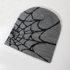 Gorro de punto Jacquard Y2K unisex, diseño de logotipo personalizado, algodón de alta calidad para accesorios de invierno, viajes en la playa, hombres y mujeres - Product Image 3