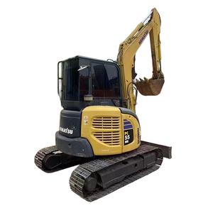 เครื่องขุดมือสอง Komatsu 55สำหรับ5ton ใช้ Komatsu 55รถขุดที่มีความจุถังดีและการออกแบบที่มีประสิทธิภาพ - Product Image 1
