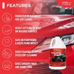 Shampoo moussant pour voiture de qualité professionnelle, 3,79 litres, pour une performance de mousse élevée et un rinçage rapide, en vrac - Product Image 4