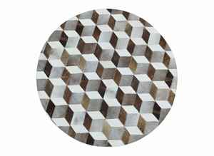 Alfombra de Cuero Vacuno Genuino de Primera Calidad, Diseño Moderno, Patchwork, Ecológica para el Hogar, Servicio OEM, Precio Bajo, Alta Calidad - Product Image 2