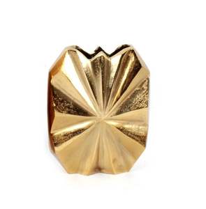 Venta caliente pequeño hogar y jardín suministros decorativos para el hogar florero de aluminio fundido maceta de plantas únicas florero de aluminio - Product Image 1