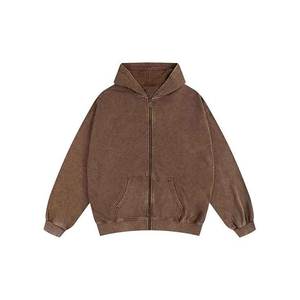 Sudadera con Cremallera Personalizada OEM para Hombre, 100% Algodón, Ropa Deportiva de Invierno al por Mayor, Moda Urbana, Ropa de Gimnasio de Primera Calidad al por Mayor - Product Image 3