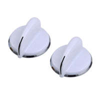 Paquete de 2 Perillas de Control para Secadora WE01X20378, Repuesto de Plástico para Secadoras/Lavadoras General Electric, Compatible con WH01X10460 - Product Image 1