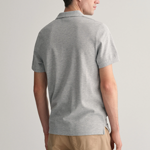 Polo en coton 100% OEM 2026, unisexe, broderie personnalisée, polos à manches courtes de qualité supérieure - Product Image 2