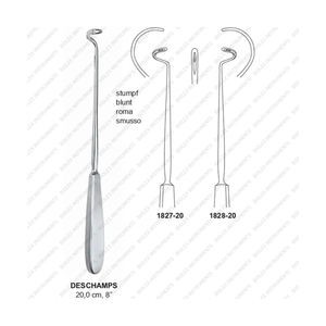 La aguja de ligadura Deschamp para los fórceps Overholt Productos de calidad Aguja de ligadura Deschamps hecha de acero inoxidable - Product Image 1