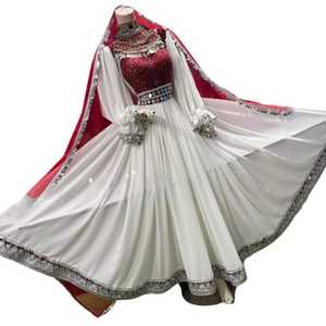 Robes afghanes ethniques Kuchi faites à la main, tribales, respirantes, brodées, pour femmes, longues, taille Pashtun, robe de Kaboul, costumes - Product Image 1