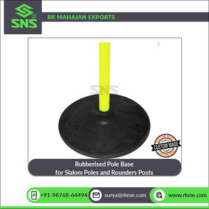 Exportateur de quantité en vrac de base de poteau caoutchouté de qualité supérieure pour les poteaux de slalom d'agilité de vitesse et les poteaux de rounders - Product Image 6