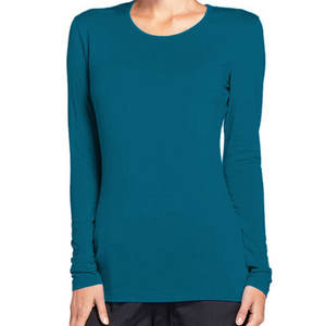 Médico Under Scrubs Camisetas Hospital Manga larga Cuello redondo Under Scrubs Tops Camisas para mujeres - Product Image 3