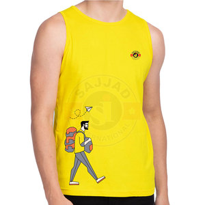 Men's Tank <b>tops</b> Bodybuilding gym tank <b>top</b> Solid Cotton Man Sport - Product Image 1
