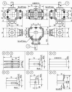Série de EP012-010-012 agricoles 15HP Triple ligne Boîte de vitesses pour épandeur d'engrais - Product Image 5