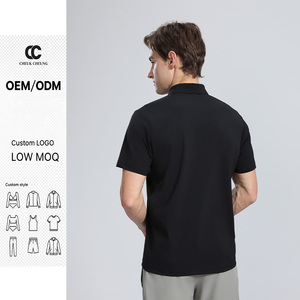 Cheuk Cheung Unisex Polo Shirt Custom Sportwear Padel <b>Golf</b> Jersey Moisture Wicking V-neck Short Sleeve Tennis Apparel Regular - Product Image 4
