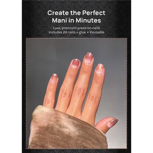 A3shop AOA Pro Coffee Date ชุดทำเล็บมือและเล็บเท้าแบบกดติด - Product Image 5