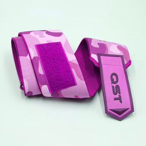 Bandes de compression pour poignet pour l'haltérophilie - Haute résistance, logo personnalisé OEM, couleur, fermeture à boucle et crochet, matériau polyester et coton - Product Image 5