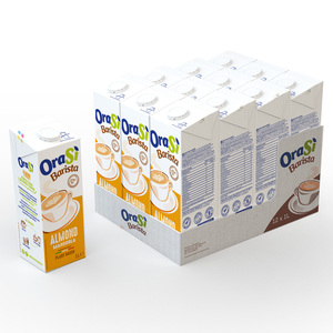 Leche de almendras a base de plantas OraSi Barista para profesionales, 1 litro, 12 unidades, 420 días de duración. - Product Image 3
