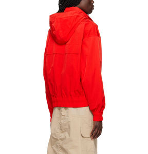 Chaqueta Cortavientos de Poliéster de Color Sólido para Mujer, Transpirable, con Capucha, Impermeable, Cortavientos, Abrigo de Verano, Talla Grande, Bordado - Product Image 6