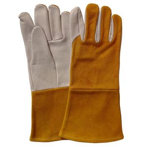 Venta al por mayor de guantes de lona Protección Laboral doble espesor reparación Manejo de coches soldadura eléctrica protección de seguridad laboral - Product Image 2