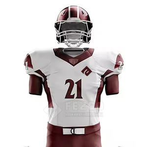 Último Diseño de Uniformes de Fútbol Americano Transpirables, Conjuntos de Manga Corta para Hombre, Venta al Por Mayor al Mejor Precio - Product Image 5