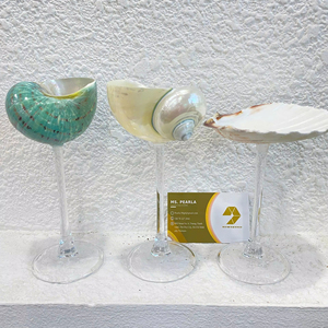 Vietnam Handmade Seashell Goblets Mother of Pearl Luxury Cups for Bar and Home Decor - Product Image 2