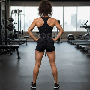 Corsé de Algodón Negro de Talla Grande, con Varillas de Acero Resistentes, Moldeador de Cintura para Uso Diario - Product Image 6