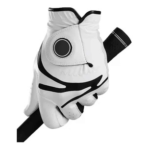 Cabretta souple de haute qualité et cuir de mouton respirant pour une utilisation sportive sur des gants de golf à gauche adulte pas cher prix de gros - Product Image 4