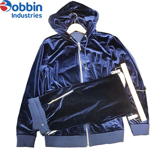 Survêtement unisexe grande taille en velours de luxe imprimé, couleur personnalisée, polaire, vêtements de sport d'hiver, col à capuche, style décontracté 2 en 1 - Product Image 5