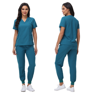 Uniformes médicos personalizados para hospitales, uniformes médicos al por mayor de manga corta, conjuntos de uniformes médicos de enfermería - Product Image 1