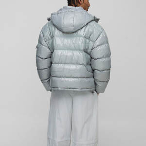 Veste à bulles pour homme, veste d'hiver rembourrée douce pour un usage quotidien en hiver et en extérieur - Product Image 3