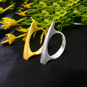 Bague Plaqué Or Argent Sterling 925 Classic Wear Oxydation Réglable Bijouterie Précieuse Mariage Inoxydable - Product Image 5