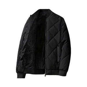 Nueva Chaqueta Acolchada de Lona Recubierta para Hombre, Talla Grande, Personalizada, Impermeable, Cortavientos, Estilo 2025, Venta al Por Mayor - Product Image 1