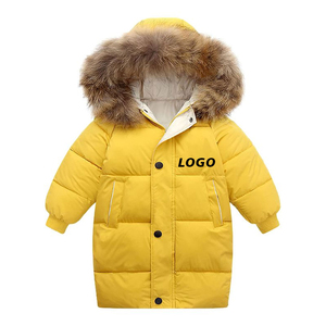 แจ็กเก็ตฤดูหนาวสำหรับเด็กดีไซน์ใหม่พร้อมซิปปิดและตกแต่งโลโก้ - Product Image 6