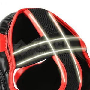 Protège-tête de boxe avec logo personnalisé de haute qualité, cuir de qualité supérieure, protège-tête de style sport - Product Image 6