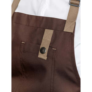 Tabliers de cuisine unisexes en toile de coton lavée durable, personnalisés en gros, avec logo personnalisé, pour chef, jardin, cuisine, restaurant, Seattle - Product Image 2