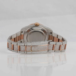 Reloj de Lujo para Hombre con Diamantes Moissanite en Oro Blanco, Estilo Hip Hop Original, VVS, con Certificado de Autenticidad, Moderno y Elegante - Product Image 5