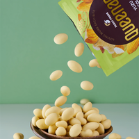 OEM Fournisseur en gros de qualité supérieure Collation halal vietnamienne au yuzu enrobée de chocolat aux amandes et noix de cajou 150 grammes Queenam