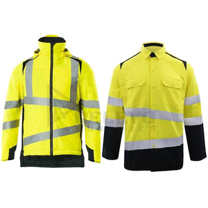 Ropa de Trabajo con Franja Reflectante para Trabajadores de Saneamiento, Ropa de Forro Polar a Prueba de Frío, Trajes Masculinos, Conjunto de Uniforme a Bajo Precio - Product Image 1